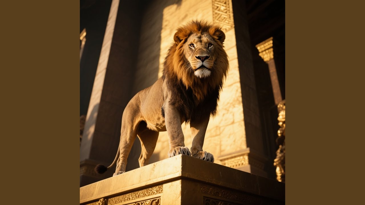 Lion on the Podium