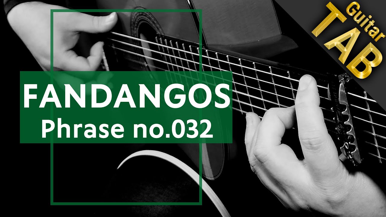 Fandangos No.032 Spanish Flamenco Guitar TAB & Play Slowly♪ ファンダンゴ NO.032 スパニッシュ フラメンコギター  タブ譜