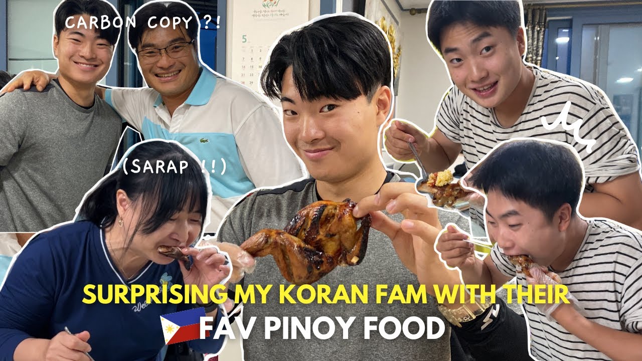 My Korean Relatives Are OBSESSED with INASAL 🤣🇵🇭 Cho Family  [Skin care routine reveal]