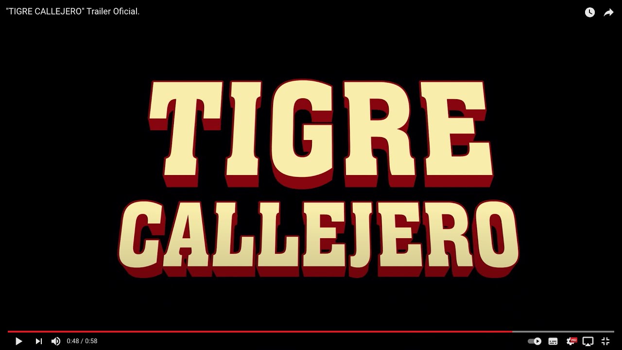 Realizacion de Póster para Tigre Callejero | Antzuri ART | AFStudios TV