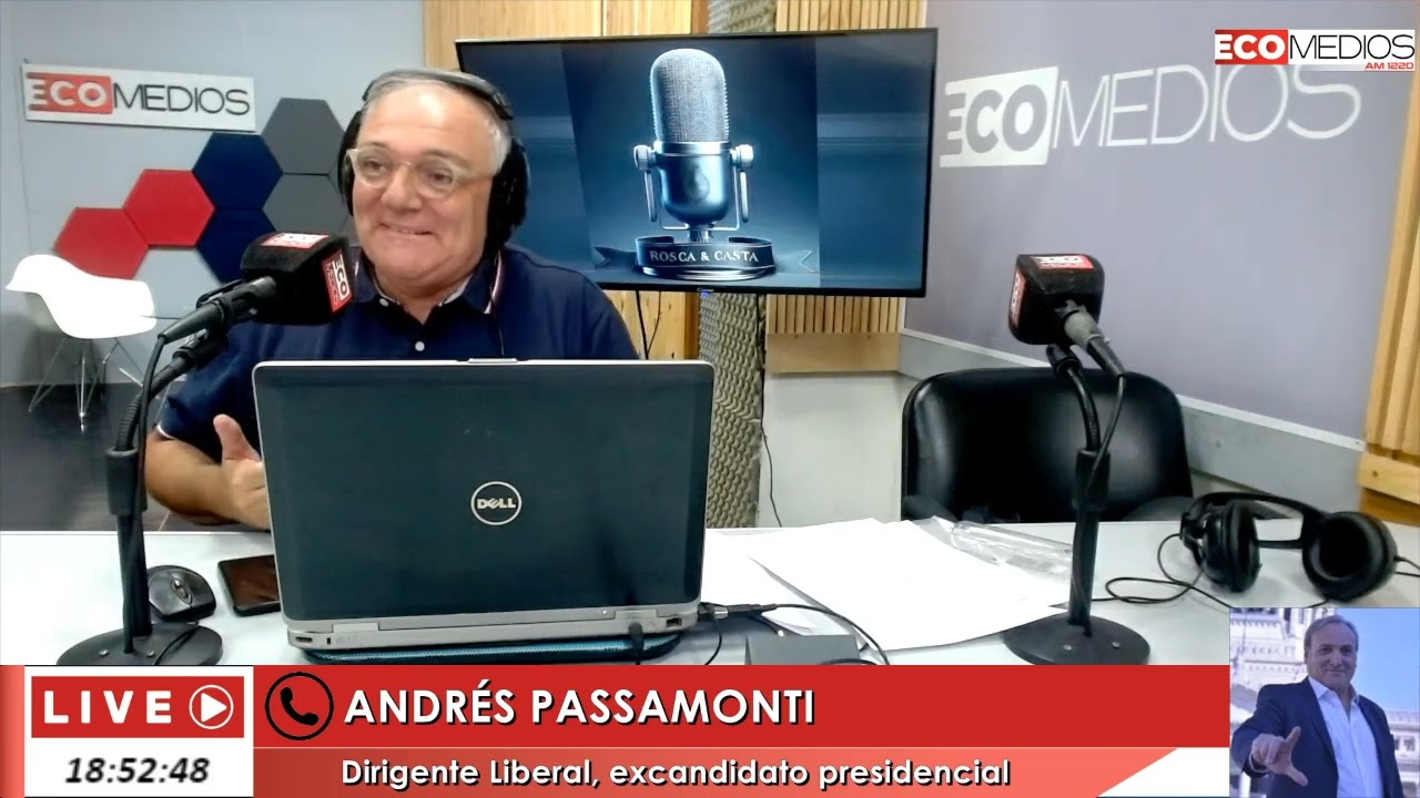 Andrés Passamonti: Dirigente Liberal, excandidato presidencial Rosca & Casta