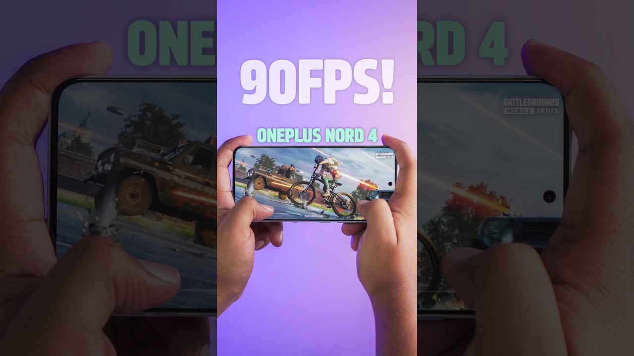 Oneplus Nord 4 5G 🔥 90FPS in BGMI! 🚀 #gaming #bgmi #oneplusnord