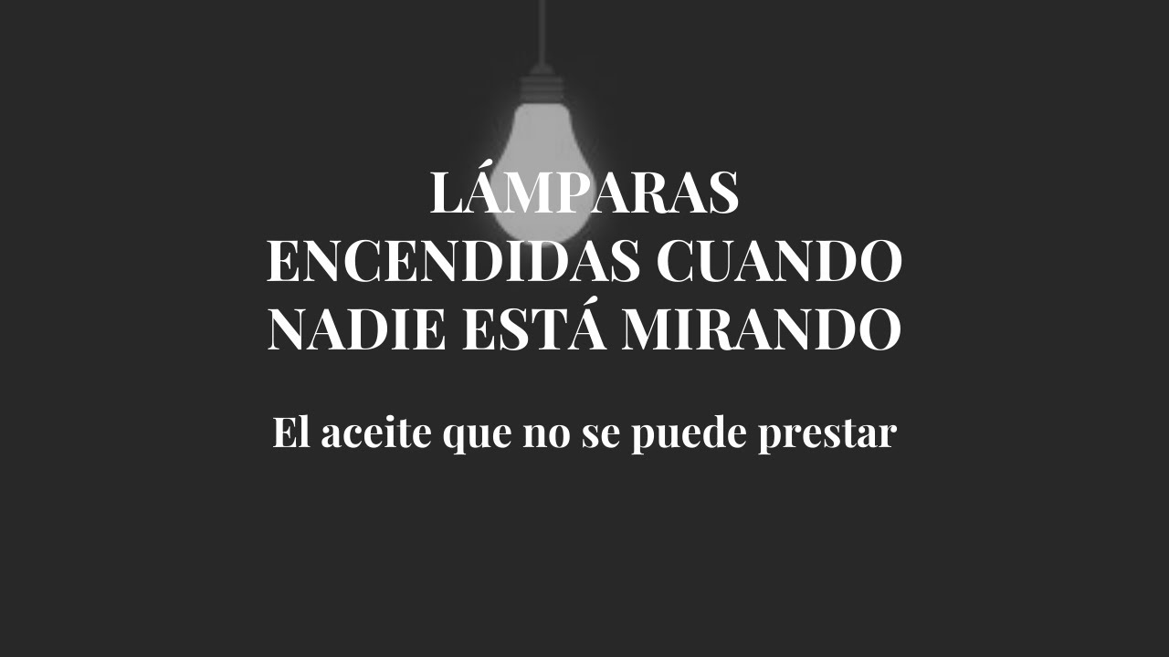 RDG | LAMPARAS ENCENDIDAS