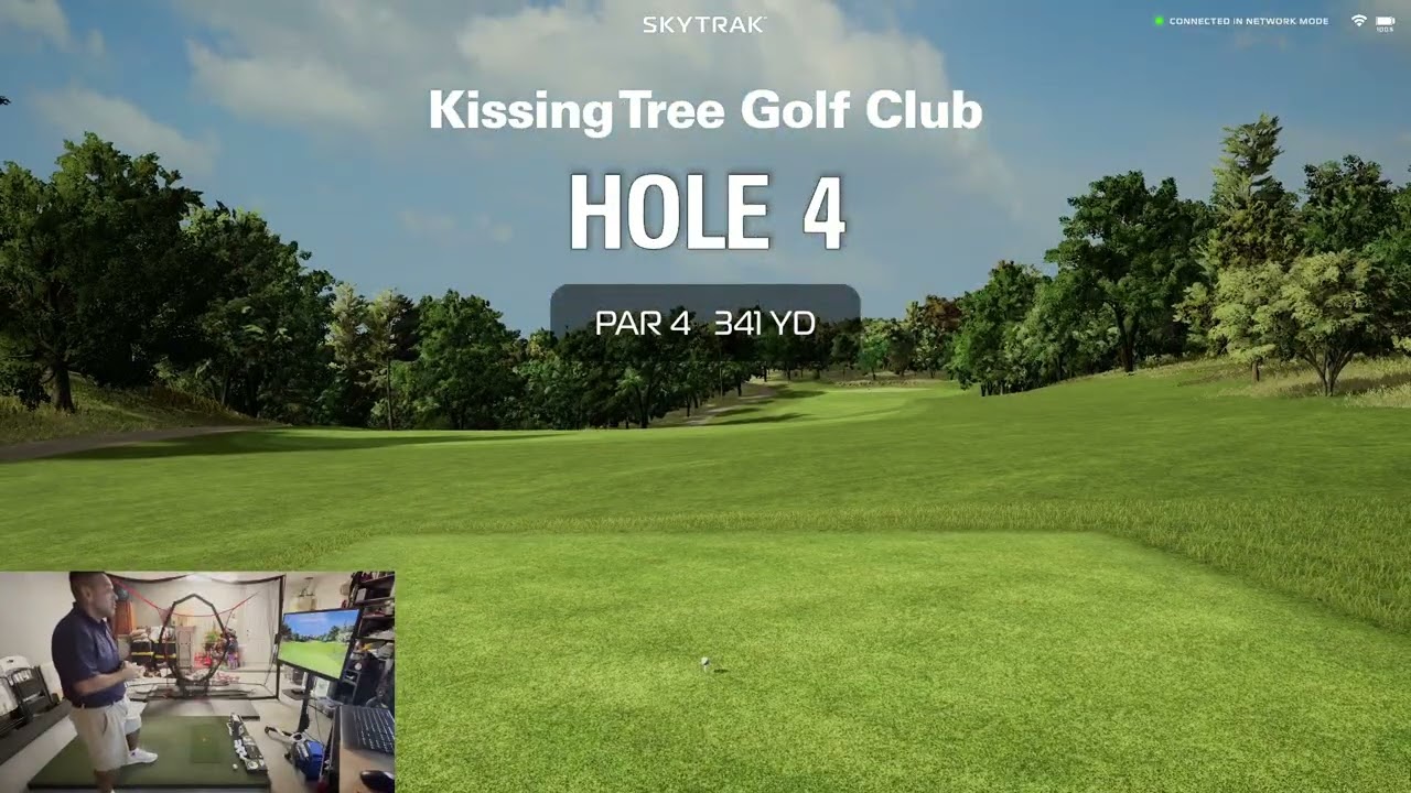 SkyTrak + Course Play: Kissing Tree Golf Club (TrackMan)