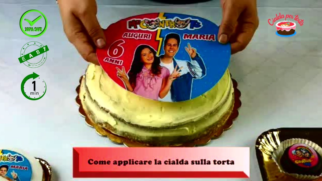 Come applicare la cialda sulla torta. [ Guida 100% Free ]🎂🤩