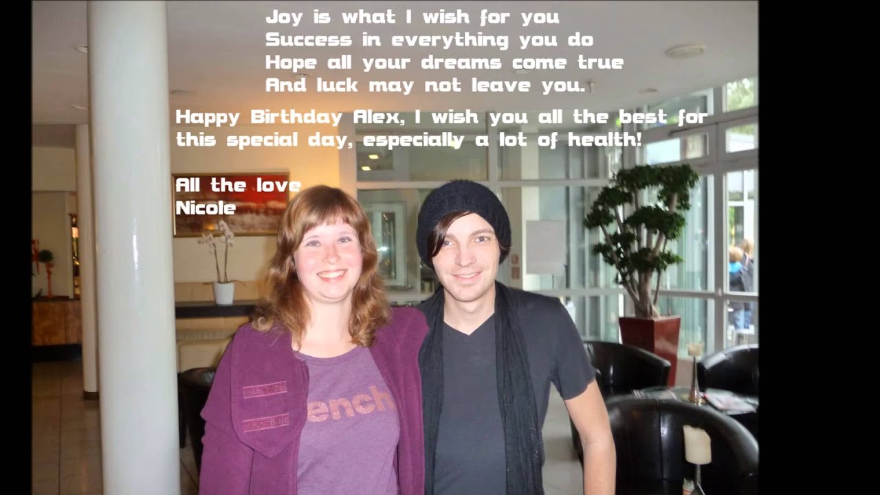Birthday Video for Alex Band:)
