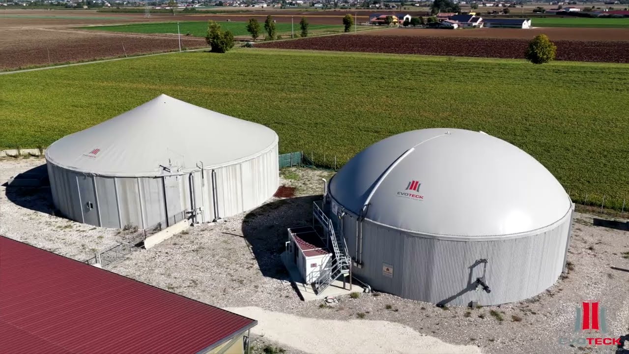 Evoteck - Impianto biogas da 190kW - Биогазовая установка мощностью 190 кВт - Biogas plant (190 kW)
