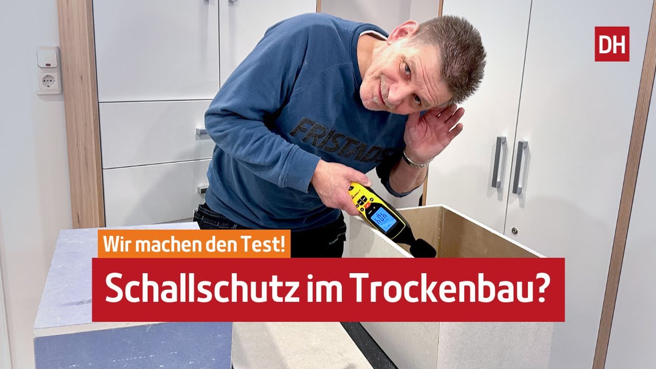 Schallschutz im Trockenbau, wie geht das?