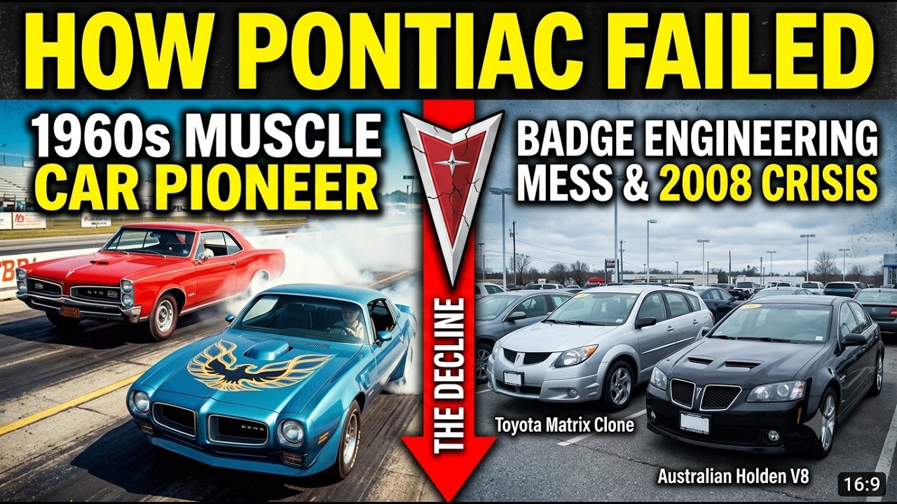 Как провалился Pontiac: от первопроходца маслкаров до невнятного ребрендинга