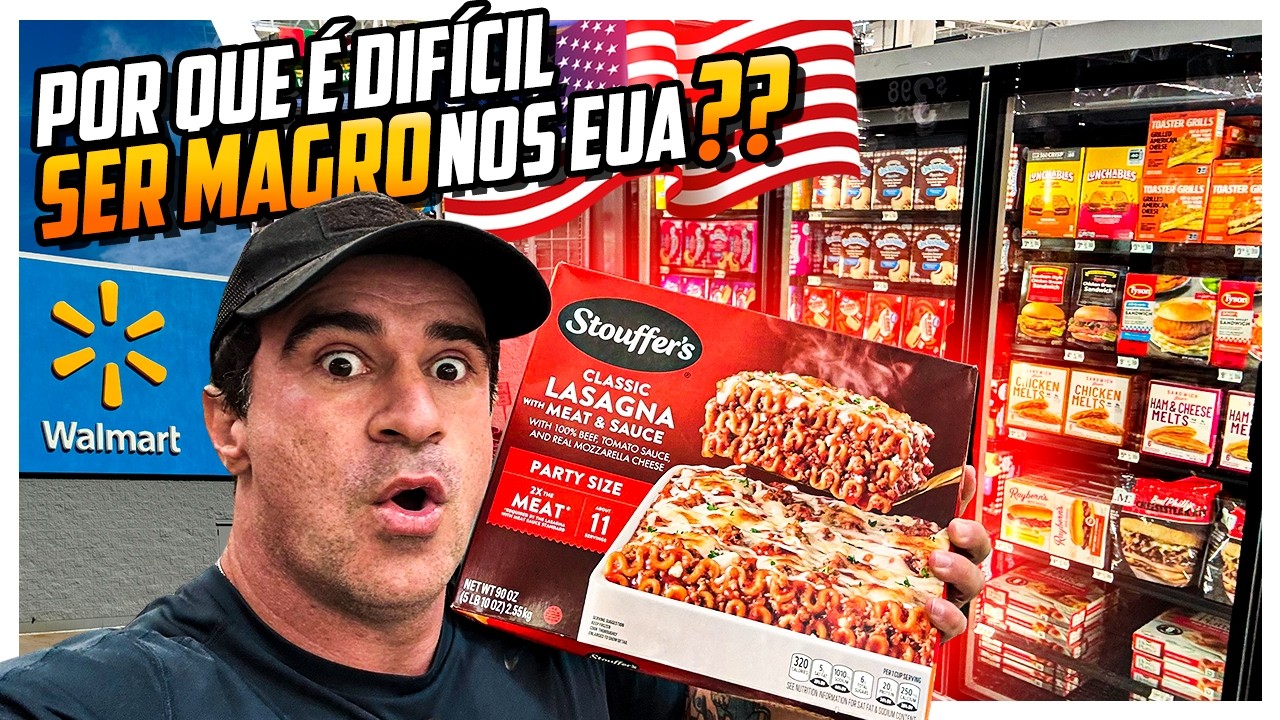 PORQUE SE ENGORDA FÁCIL NOS EUA 😮 Walmart