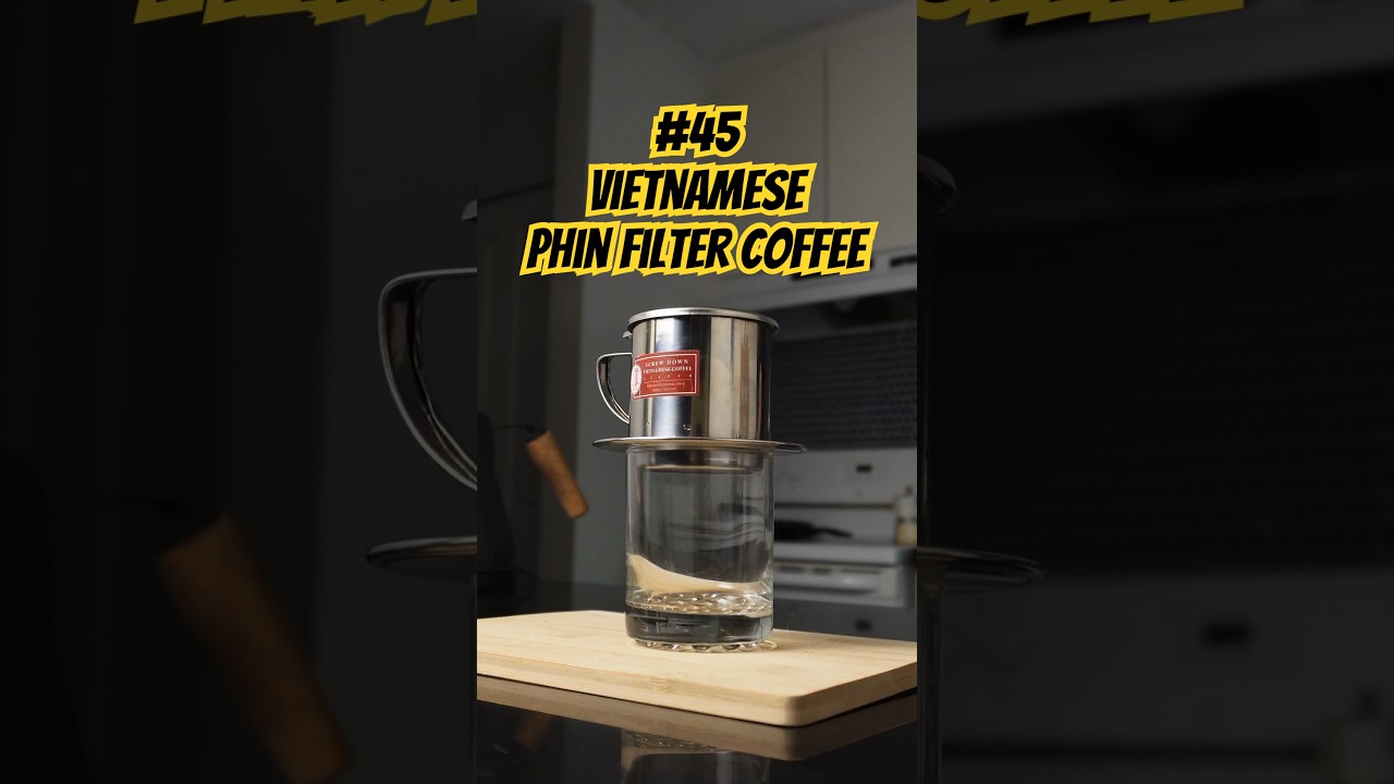 Как использовать вьетнамский фильтр для кофе Phin #coffee