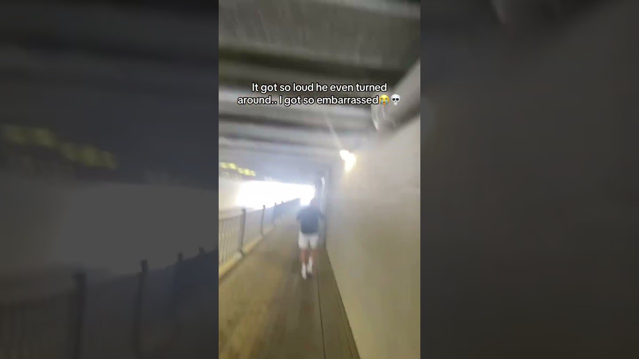 This speaker is too powerful for public places😭💀 #speaker #vibe #tunnel