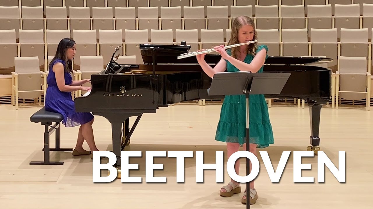 BEETHOVEN Romance in F major, Op. 50, flute and piano