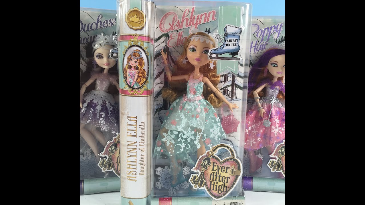 EAH Fairest On Ice Ashylnn Ella Cinderella Doll Unboxing Review Ever After High | PSToyReviews