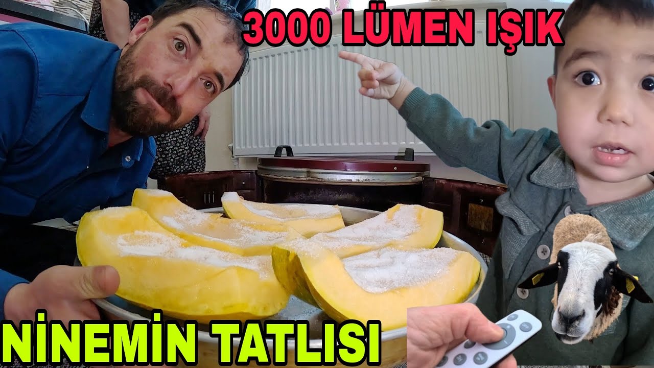 NİNEMİN KABAK TATLISI~GÜNEŞ PANELLERİ~BİOGAZ NE DURUMDA~FULL SOLAR AYDINLATMA