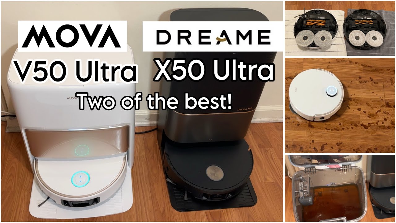Обзор робота-пылесоса Mova V50 Ultra Complete и сравнение с Dreame X50.