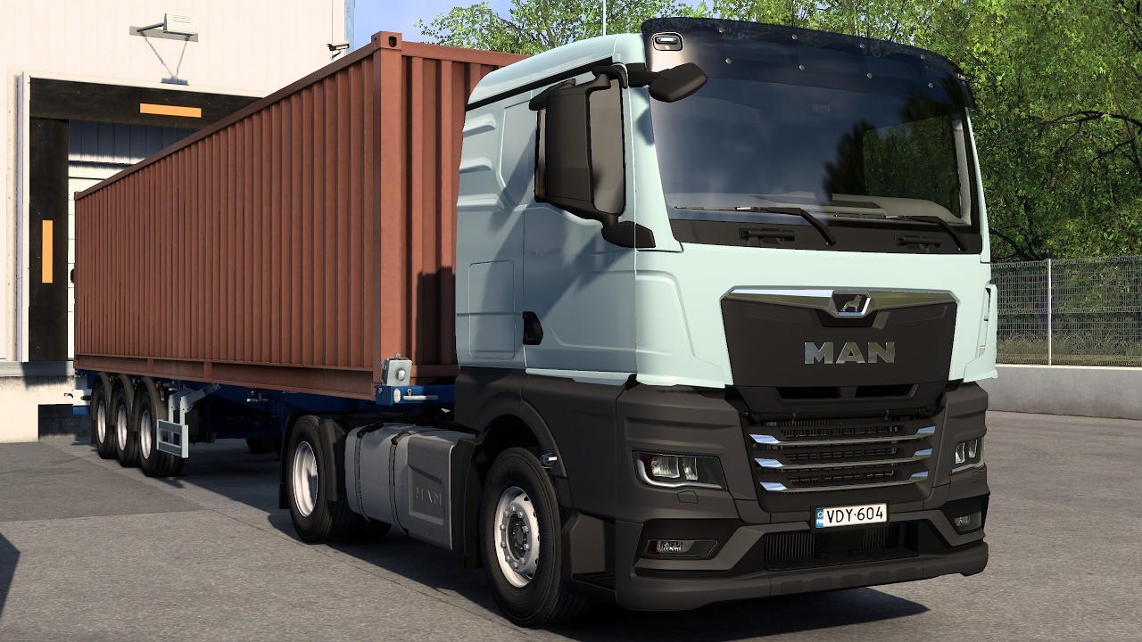 MAN TGX GN 回收的塑膠(7公噸) 于韋斯屈萊 至 科科拉 #ets2 #歐卡2  #eurotrucksimulator2  #歐洲卡車模擬2