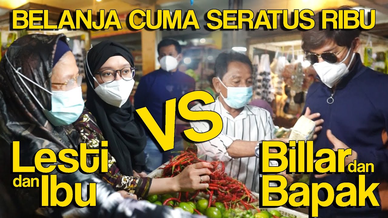 BELANJA KE PASAR CUMA SERATUS RIBU | LESTI BELAJAR JADI CALON IBU !!??