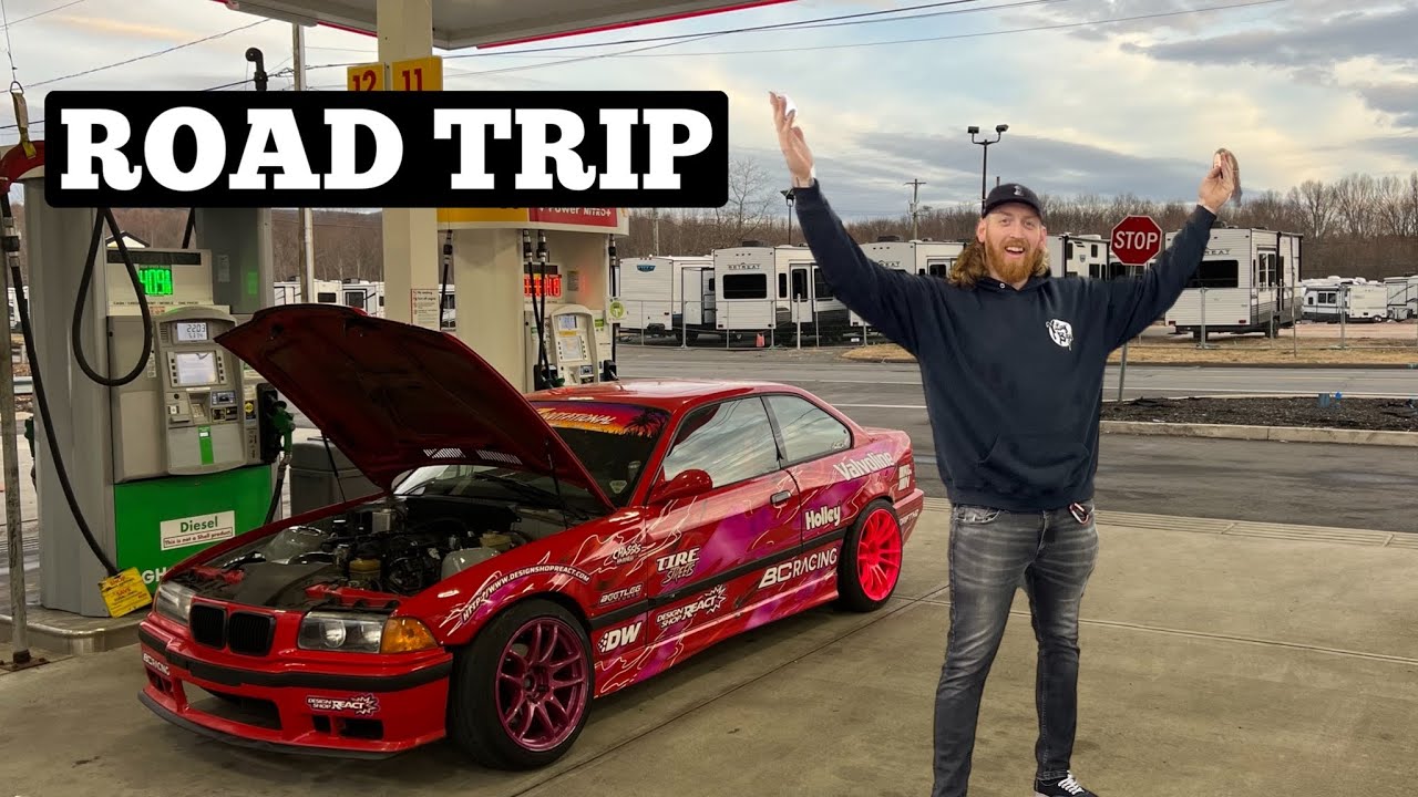 STREET Driving My RACECAR To The Track. 470 HP LS Swapped BMW