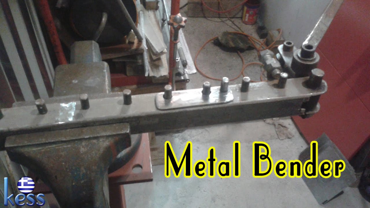 DIY Metal Bender for bending reinforcing steel, rod, round, flat, square, bars. Κουρμπαδόρος