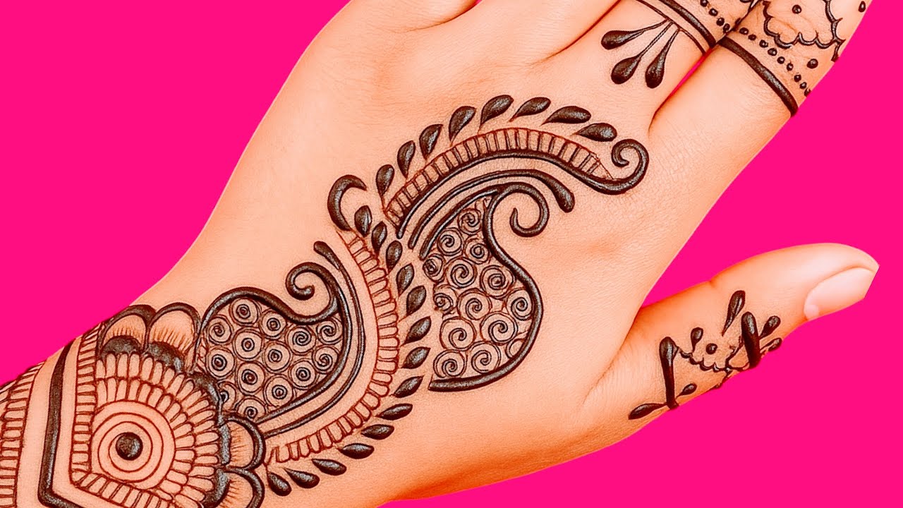 Arebic back hand mehndi design | simple mehndi design | easy mehndi design | Mehandi | mehndi design