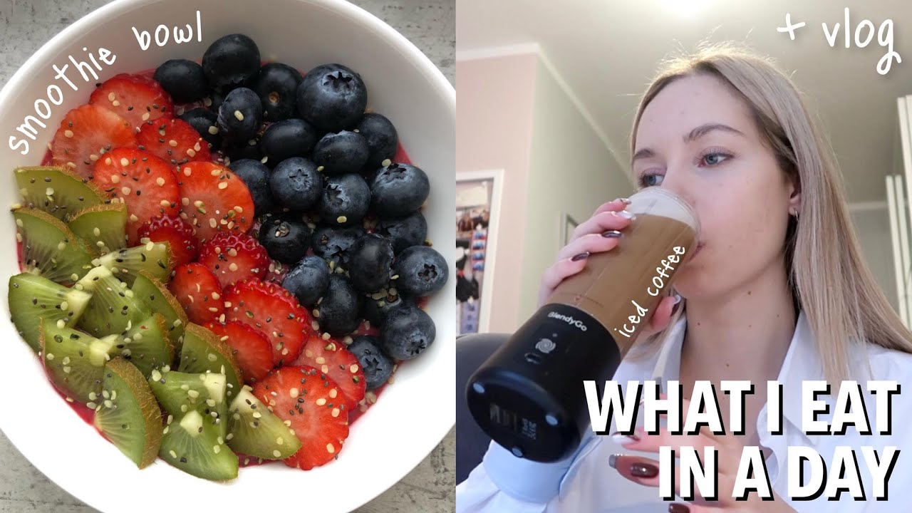 CO JEM W CIĄGU DNIA? + vlog | ulubione smoothie bowl & haul |