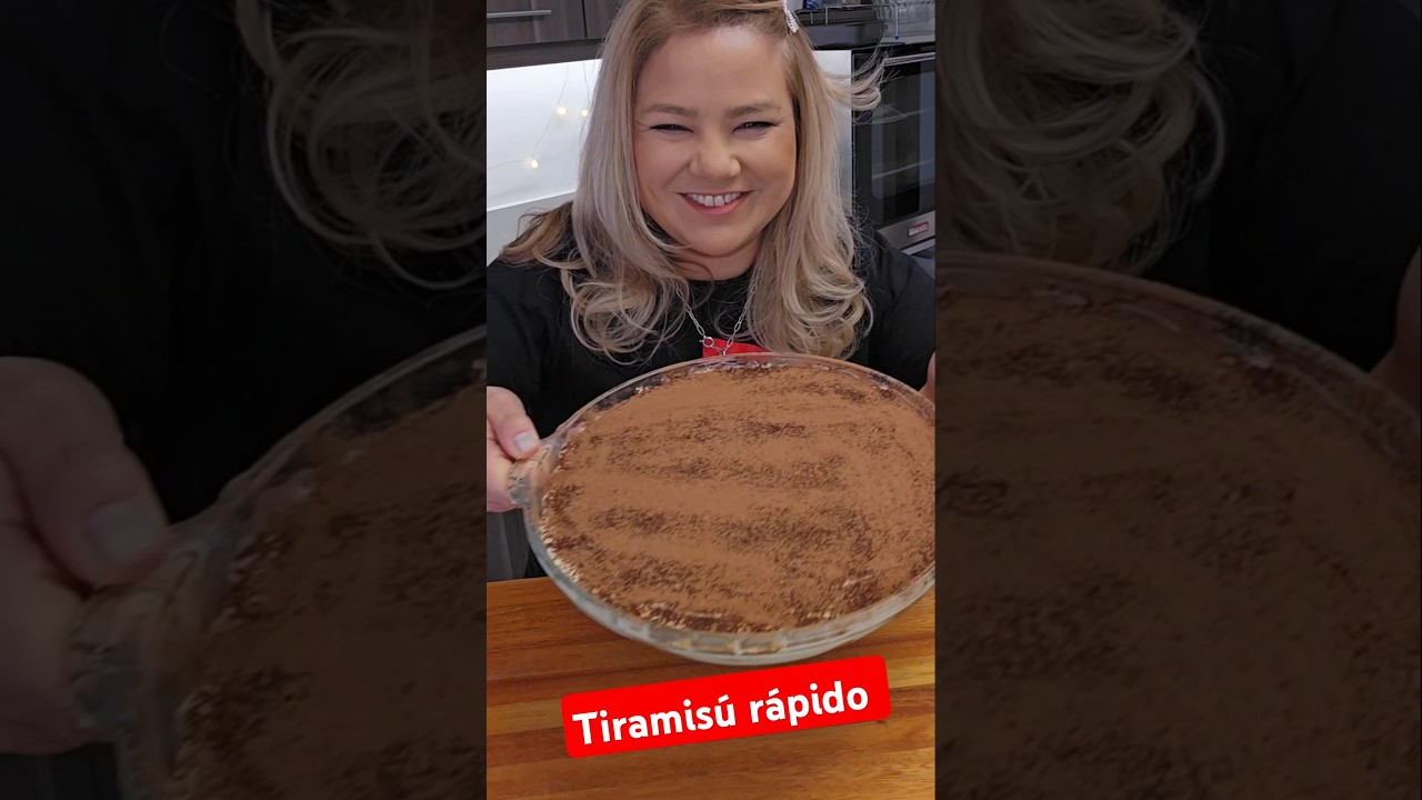 TIRAMISU EN MINUTOS ! #shorts
