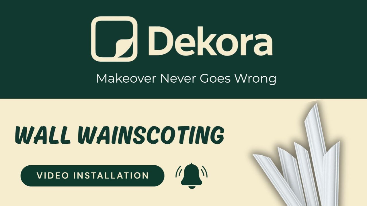 Installation Guide - Dekora Wall Wainscoting | Instant Elegant Wall Makeover