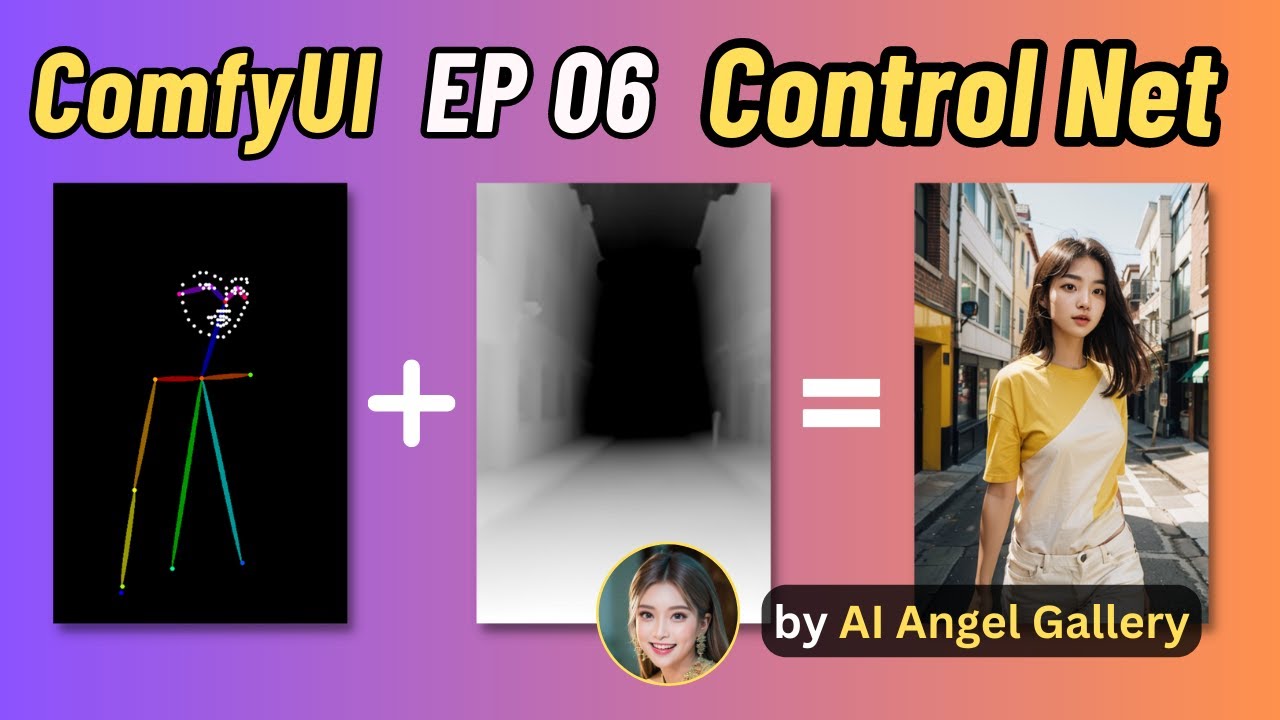 ComfyUI EP06: Using ControlNet in ComfyUI to Control Results as Desired [Stable Diffusion]