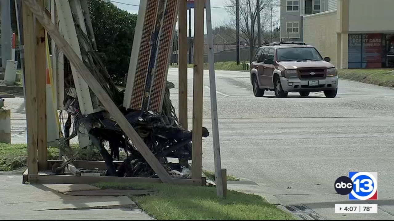 Residents raise safety concerns after destroyed utility box left abandoned for months in SE Houston