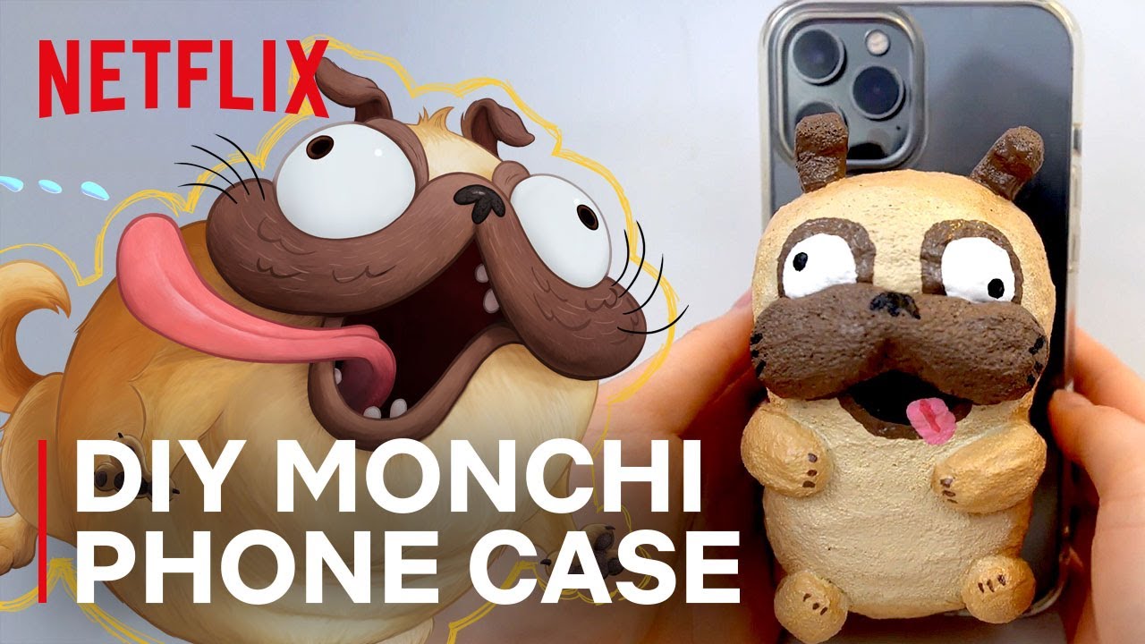 DIY Monchi the Pug Squishy Phone Case 📱 The Mitchells vs. The Machines | Netflix After School