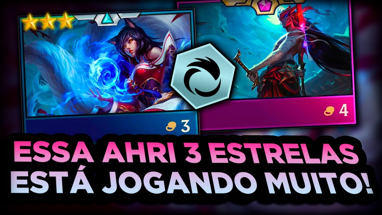 AHRI 3 ESTRELAS ESTÁ JOGANDO MUITO BEM COM ESSE IONIA NA PARTIDA!! | DUPLAS DINÂMICAS SET 16 TFT