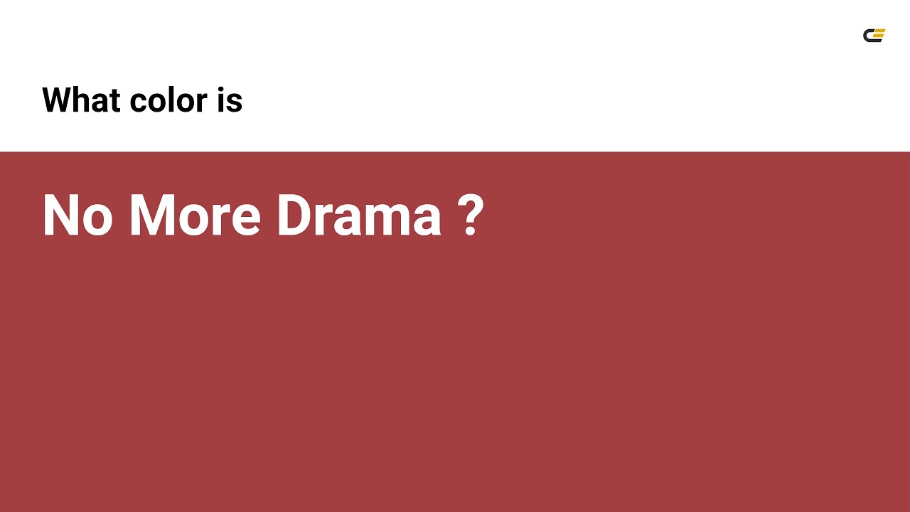 No More Drama color #a33f40 hex color - Red color - Cool color a33f40