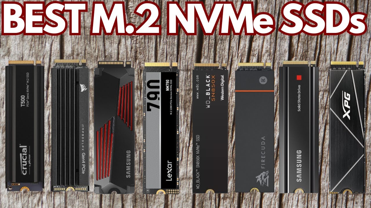 5 BEST M.2 NVMe SSDs 2024 - WHO IS THE NUMBER 1 ?