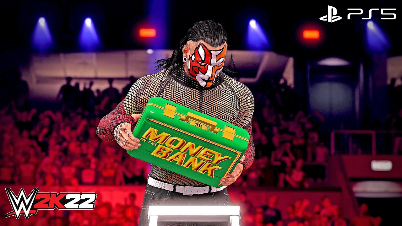 WWE 2K22 - Money in the Bank 8-Man Ladder Match at TLC | PS5™ [4K60]