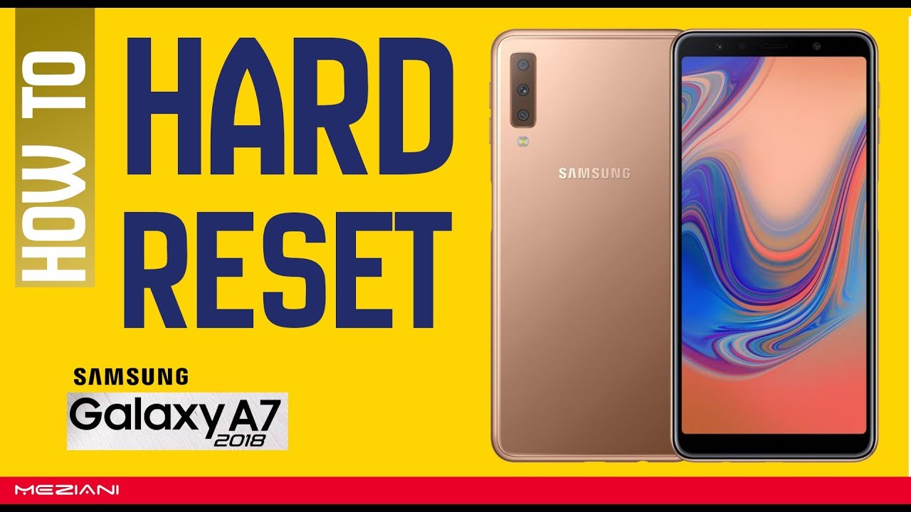 Hard Reset SAMSUNG GALAXY A7 2018 | Factory Reset SM-A750