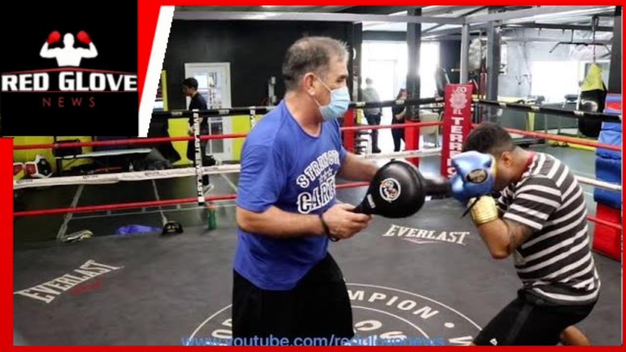 Boxing Paddle Work With Coach Yuka Morales & Amateur Boxer Raul Chavez Jr.
