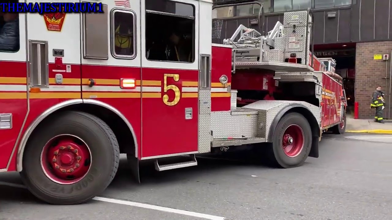 COMPILATION OF FDNY APPARATUS RETURNING TO THEIR RESPECTIVE FIREHOUSES THROUGHOUT NEW YORK CITY.  13