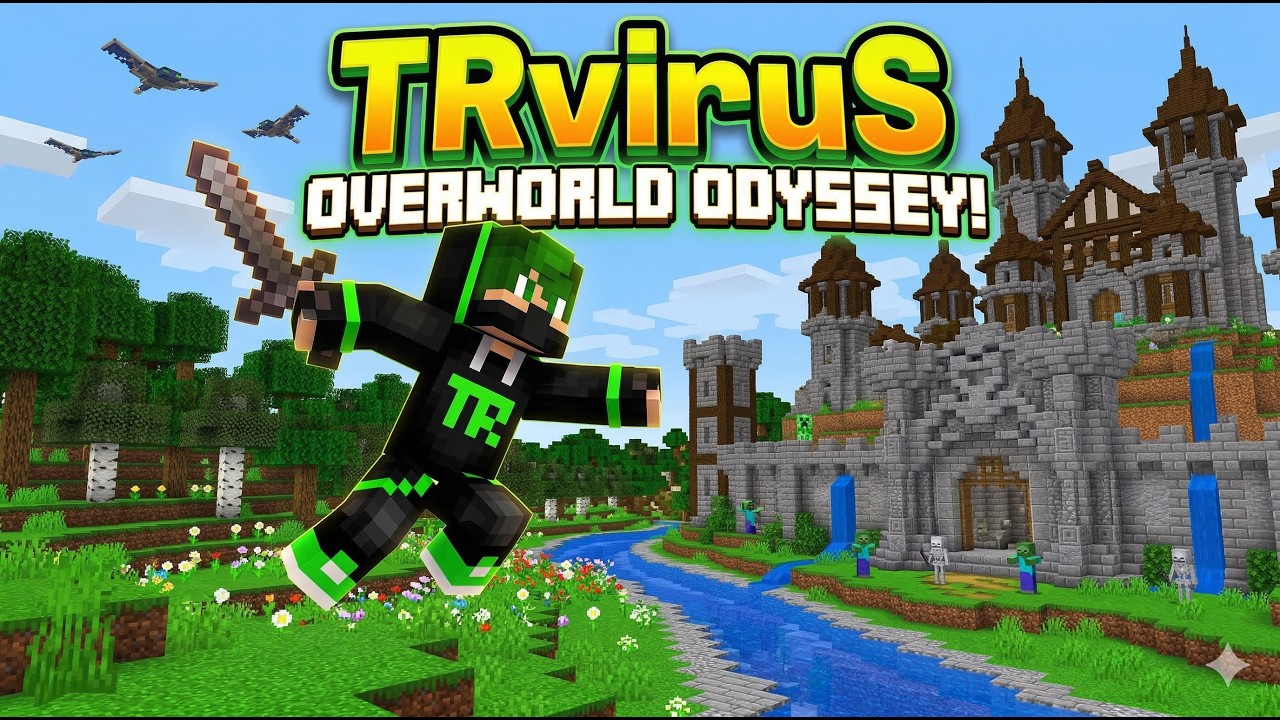 I Played Minecraft for the First Time (I Had No Idea...) Minecraft #trvirus