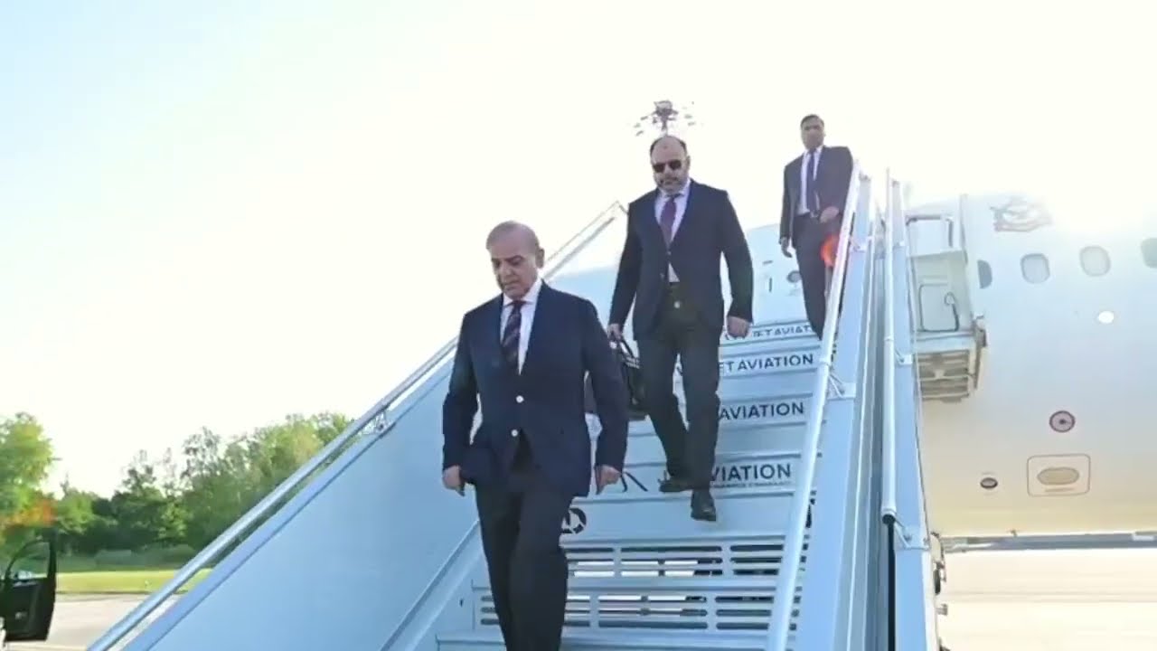 PM Shehbaz Sharif Arrives in Switzerland for Historic Talks 🇵🇰🇨🇭