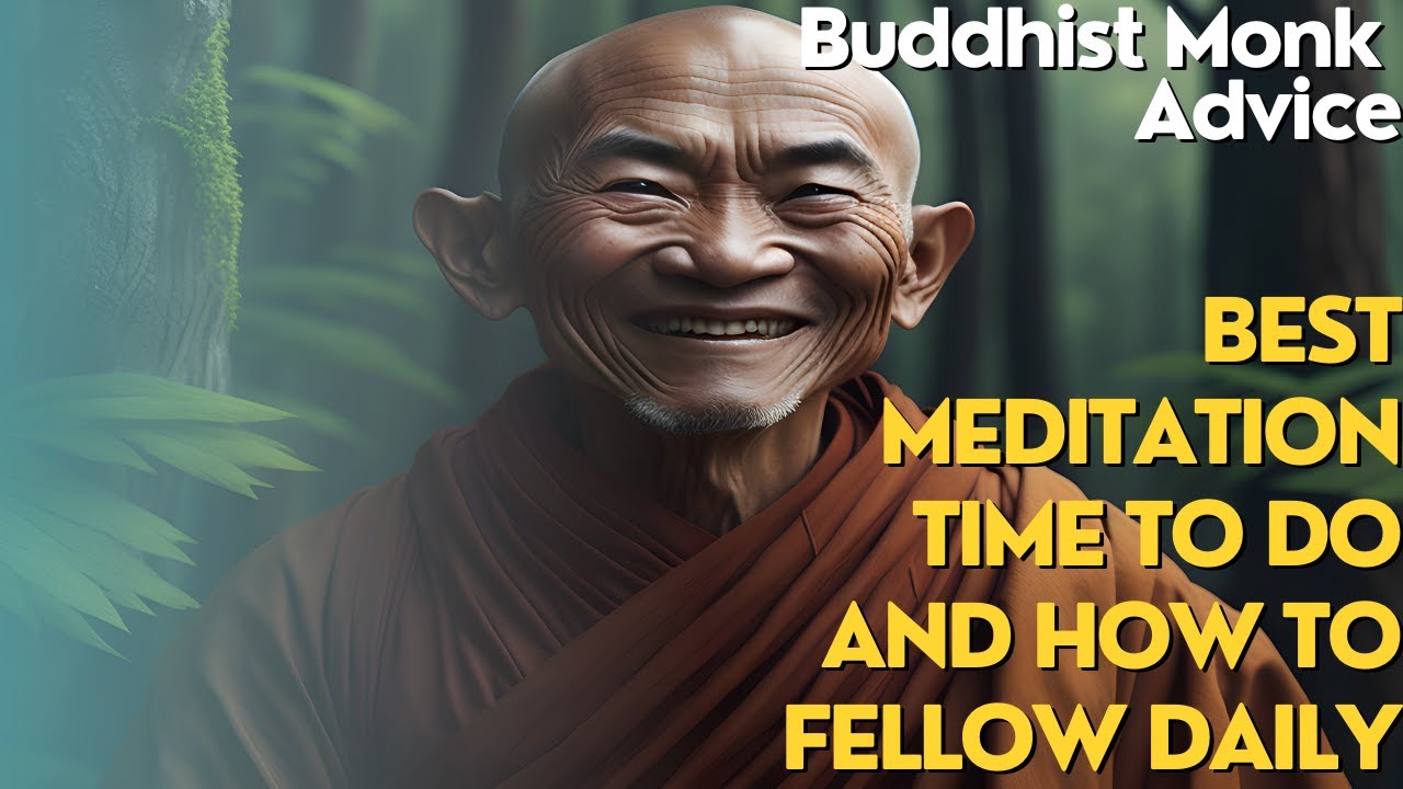 Buddhist Monk Advice on  Best Meditation Time to Do and How to Fellow Daily
