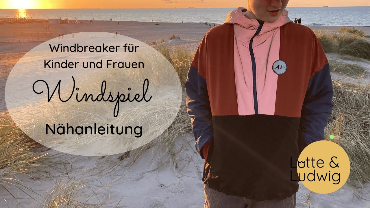 Windspiel nähen | Videoanleitung für den wandelbaren Windbreaker