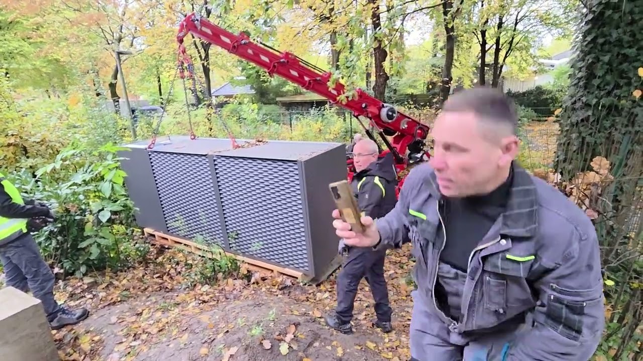 5* IDM AERO ALM 10-50 MAX Wärmepumpe | Reale Montage im Objekt