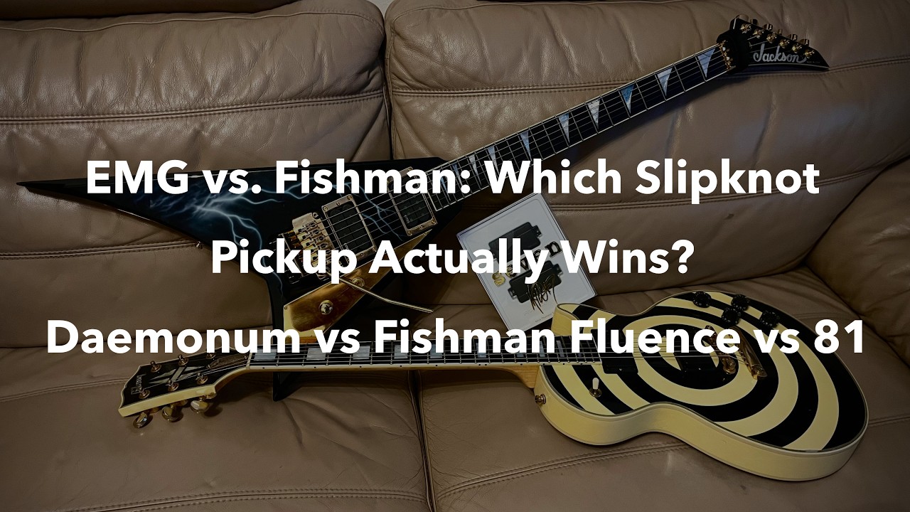 EMG vs. Fishman: Which Slipknot Signature Pickup Actually Wins? (Daemonum vs Fishman Fluence vs 81)