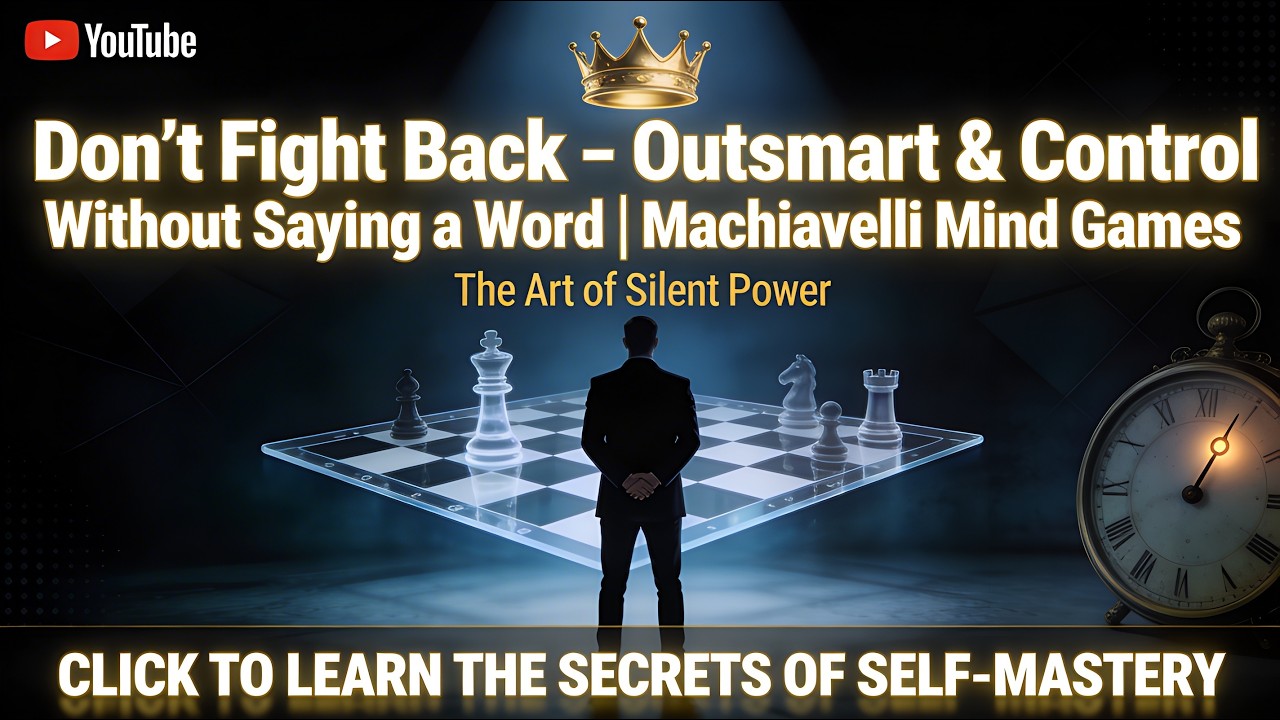 Don’t Fight Back – Outsmart & Control Without Saying a Word (Machiavelli) || Truth Lens Stories