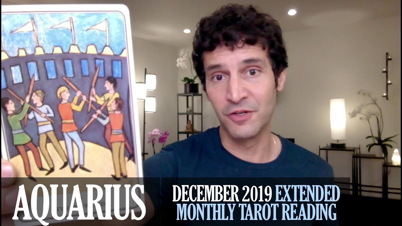 AQUARIUS December 2019 Extended Monthly Intuitive Tarot Reading by Nicholas Ashbaugh