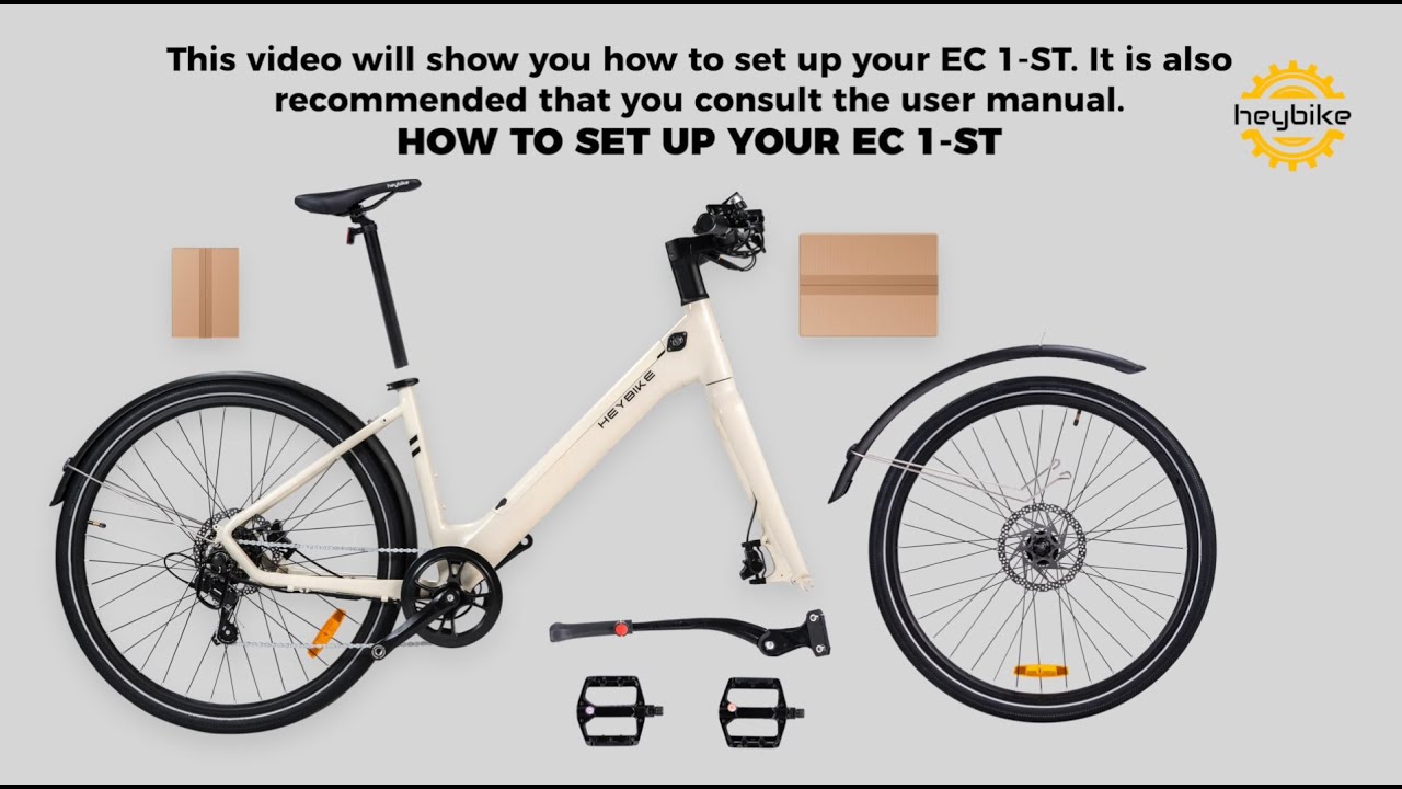 Heybike EC 1-ST Unboxing and Assembly | E-Bike Unboxing