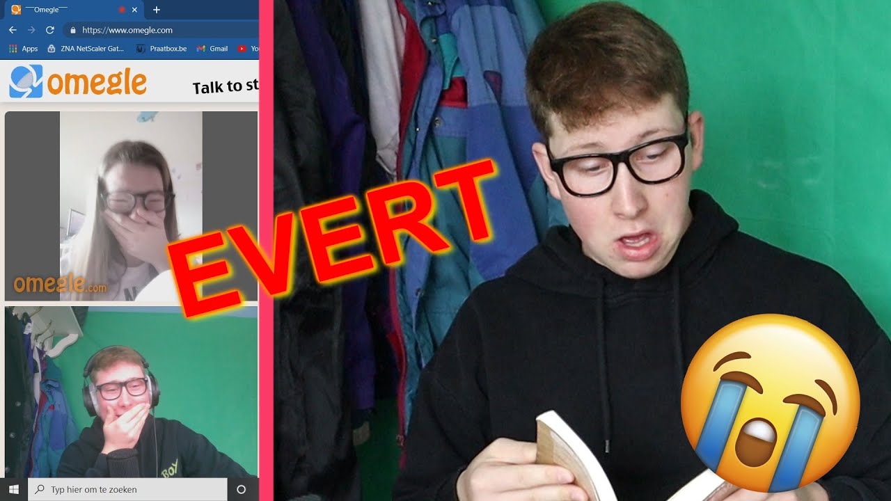 MEISJE HUILT OP OMEGLE?!?!?