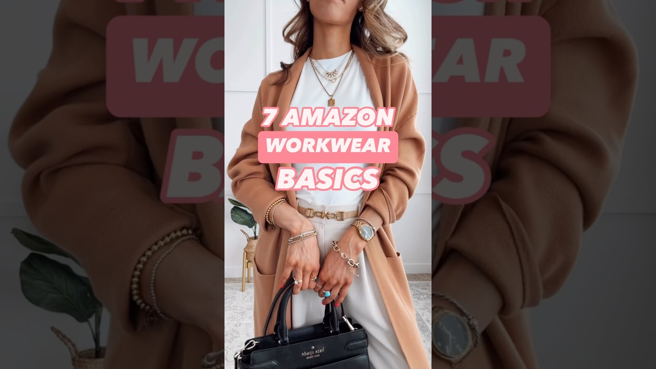 7 Amazon Workwear Basics | Shop link in bio under Amazon Storefront #amazonmusthaves #workwear