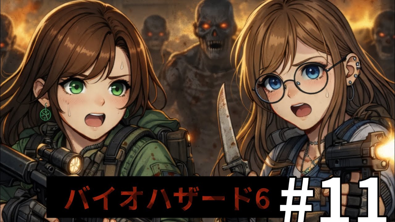 バイオハザード6 レオン編 みなみい初見プレイ #11